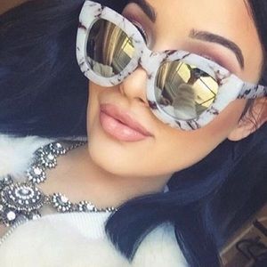 Quay Sugar and Spice Marble Sunglasses